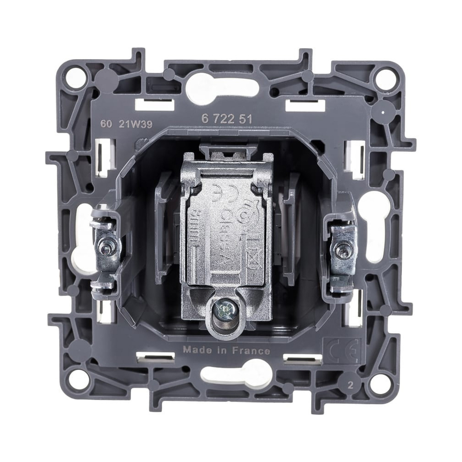 Механизм розетки "Etika" TV с топологией "звезда" 2дБ 0-2400 мГц бел. Leg 672251 *1