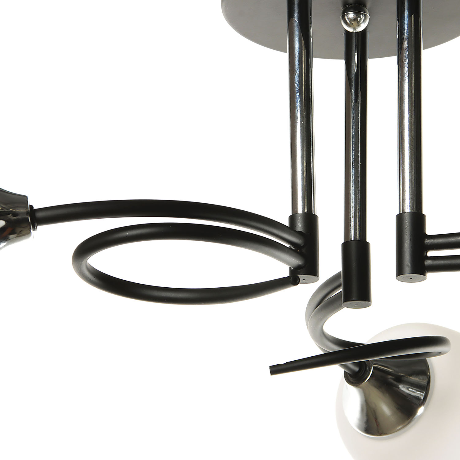 Люстра Verner Lighting А2583/3, 40 Вт, Е27, 3 лампы, черный/хром