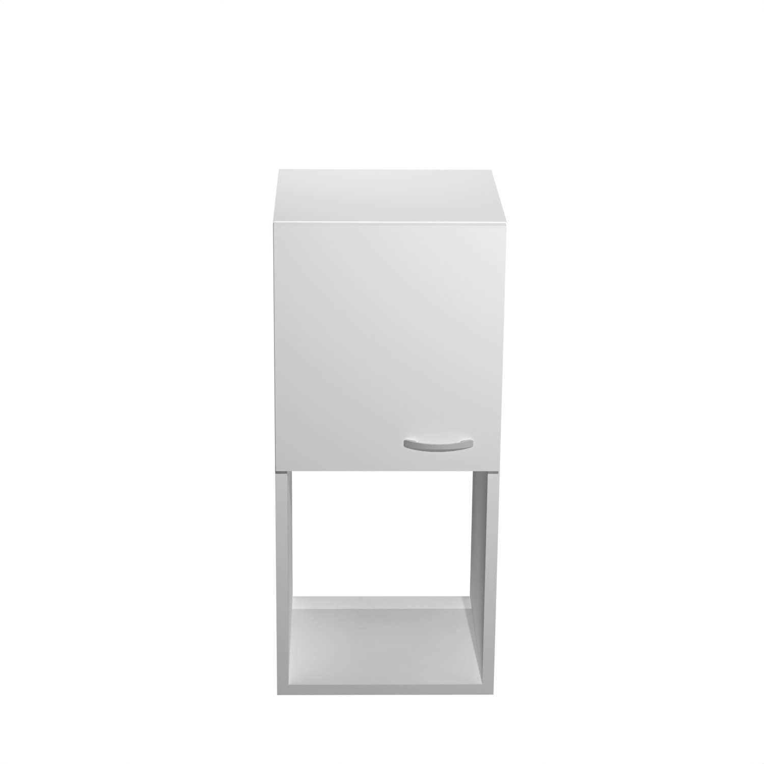 Шкаф навесной 300х676х290 мм BROZEX-WOOD Liberty, с дверцей, белый