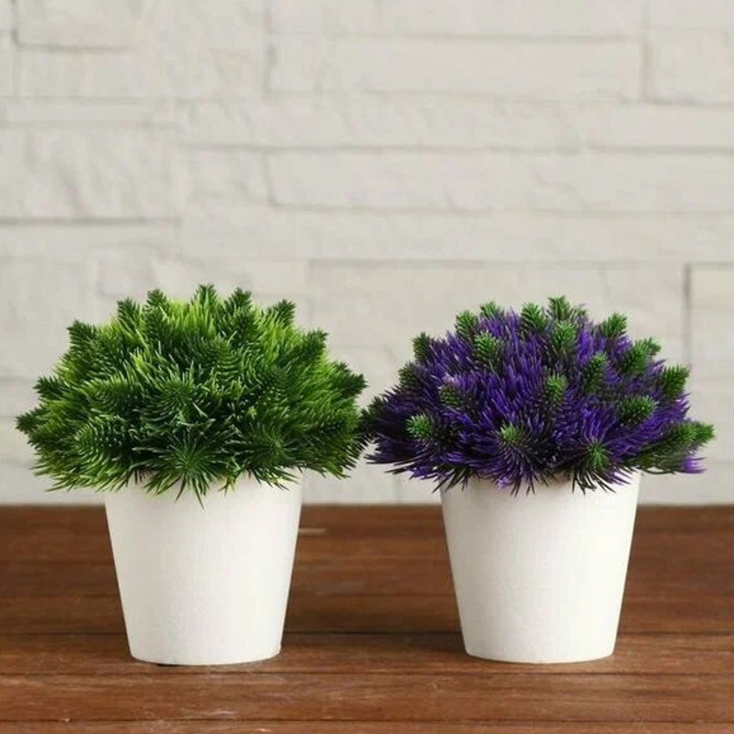 Бонсай в горшке "Пушистые иголки" 10х11 см, микс   5201991