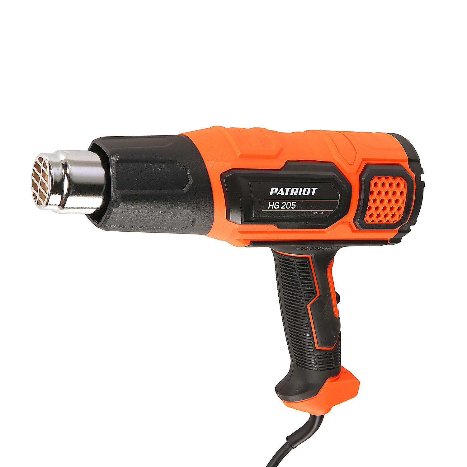 Фен строительный 1600Вт 300-500°С 300-500 л/мин 2 насадки HG 205 PATRIOT *1/10 Фен строительный 1600Вт 300-500°С 300-500 л/мин 2 насадки HG 205 PATRIOT *1/10