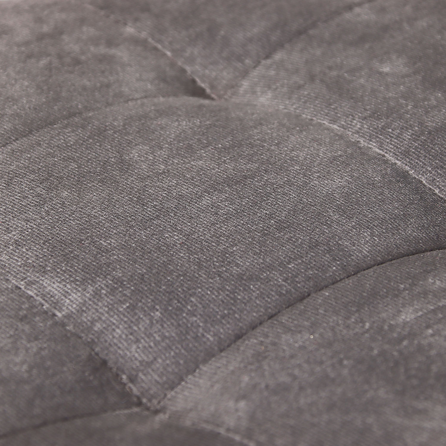 Пуф ЛОФТ ЛАЙН, 40х40х42 см, квадрат, велюр, серый