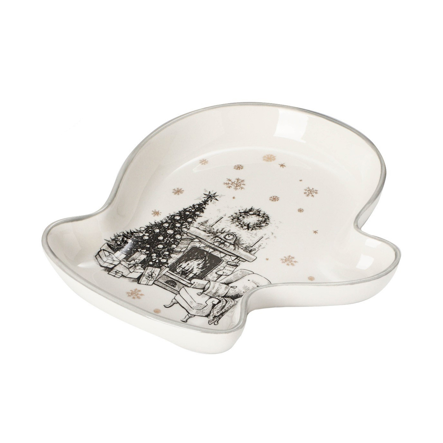 Блюдо сервировочное "Хюгге" 20х18х3 см 6249505 Блюдо сервировочное "Хюгге" 20х18х3 см 6249505