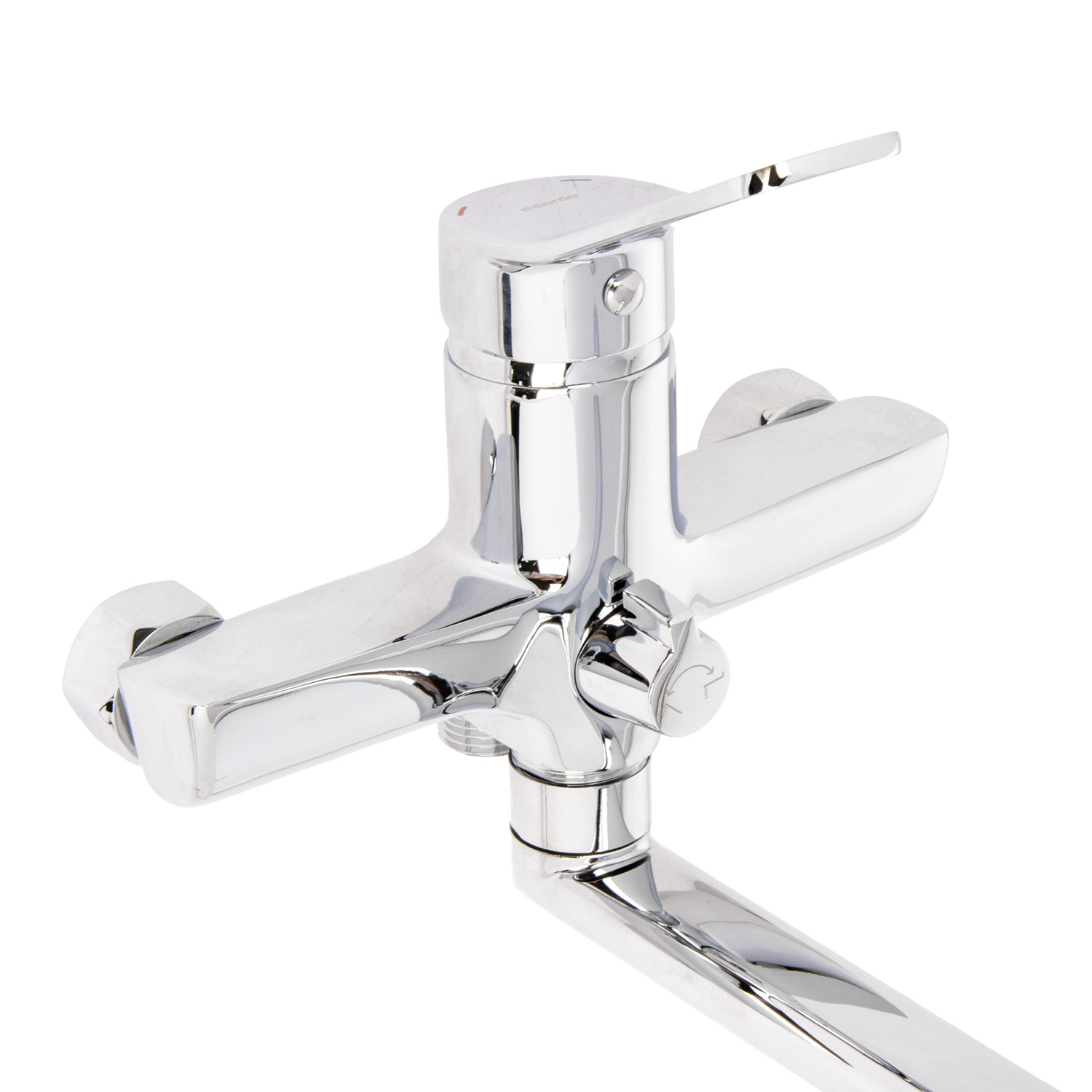 Смеситель для ванны с длинным изливом Milardo Enjoy, хром глянцевый ENJSB00M10 *1