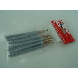 Дюбель с шурупом BROZEX 6,0*60 пакет (10шт) *10/100