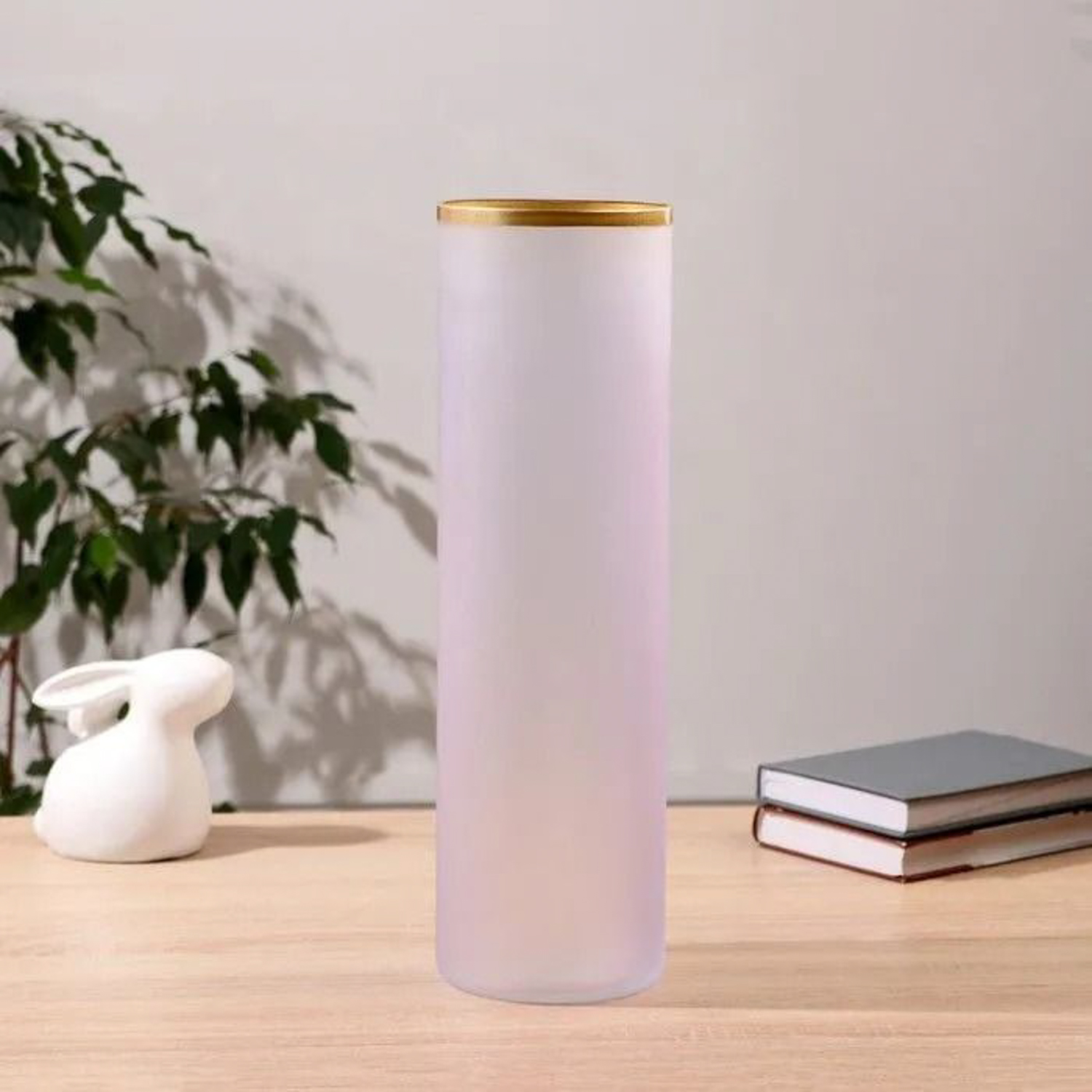 Ваза "Фиолет" с золотой полоской d=12см h=40см 9456521 Ваза "Фиолет" с золотой полоской d=12см h=40см 9456521