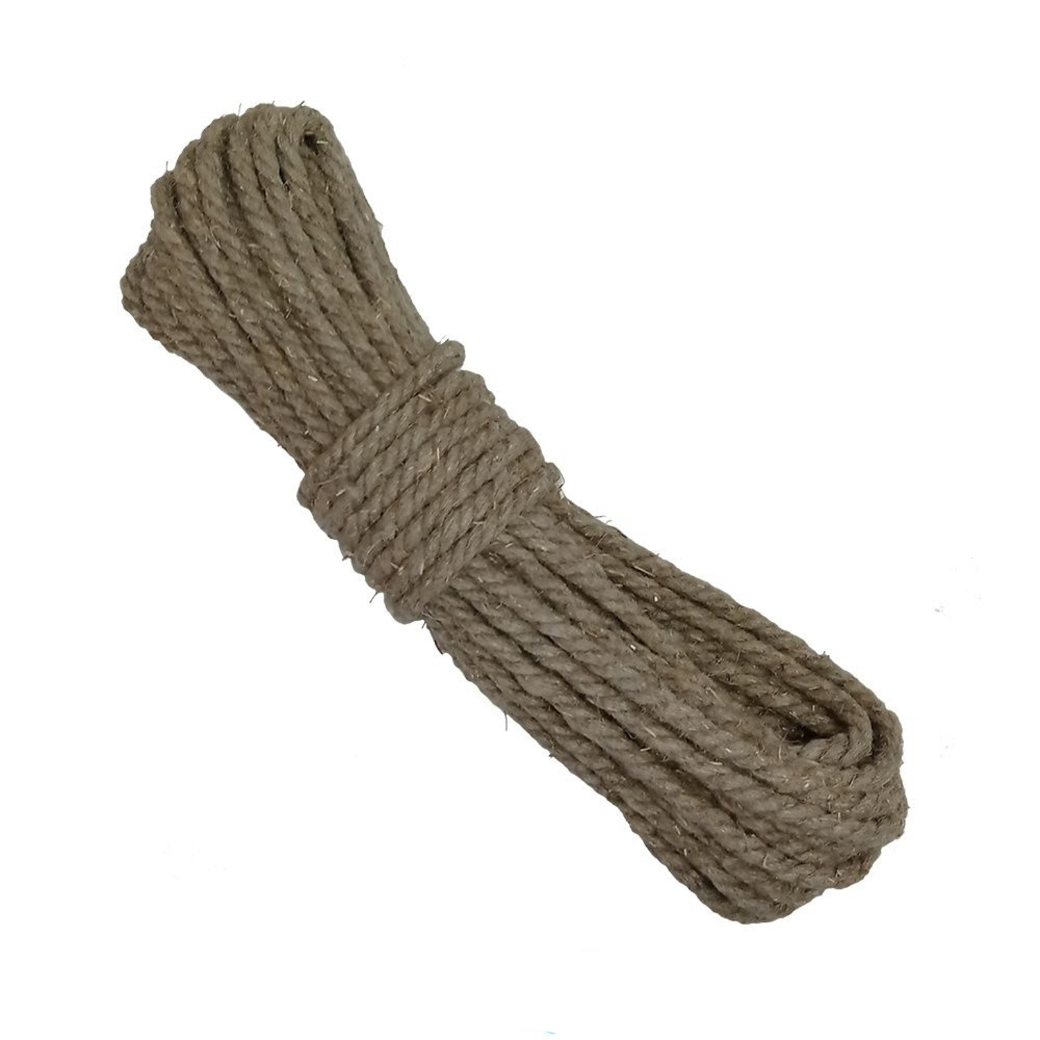 Веревка льнопеньковая d 8мм дл.20м крученая арт.10153 ("Сибшнур") *1/20 Веревка льнопеньковая d 8мм дл.20м крученая арт.10153 ("Сибшнур") *1/20