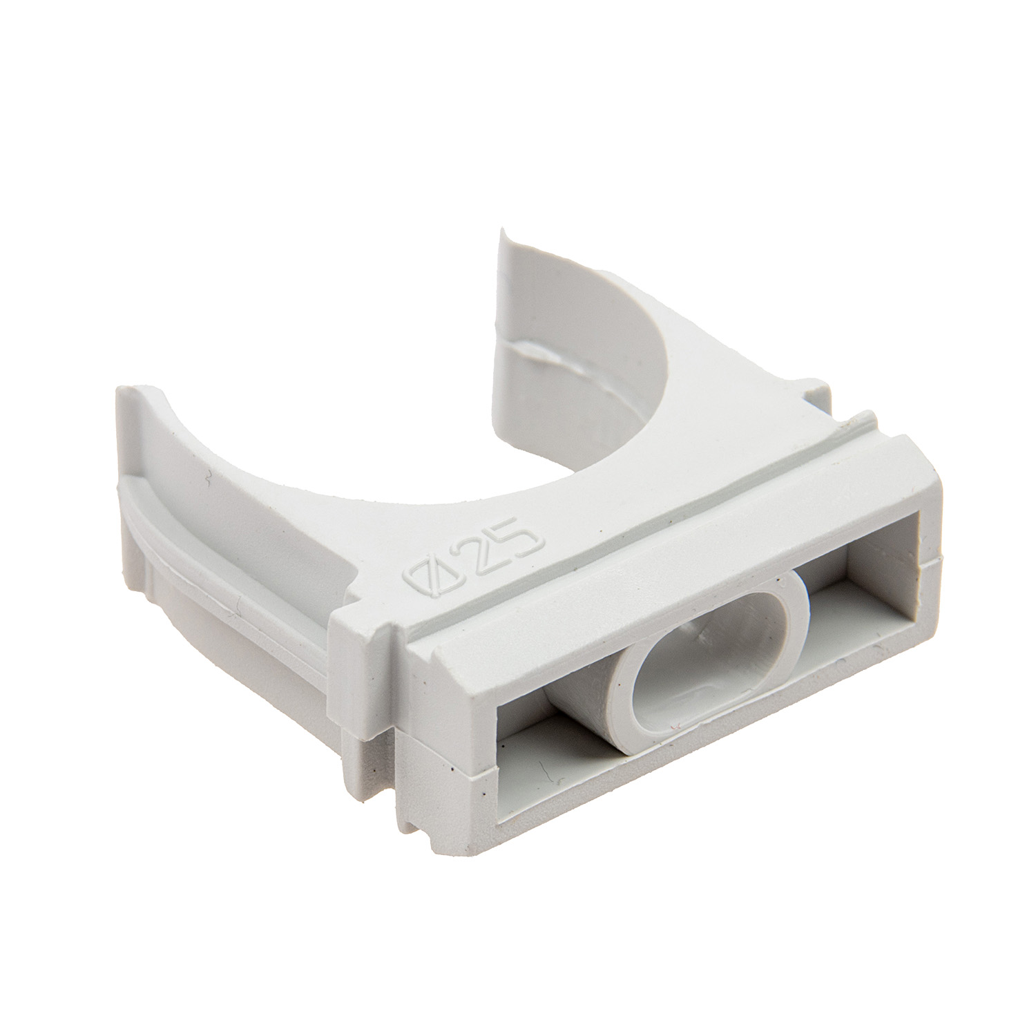 Крепеж-клипса d25мм (для трубы пвх гофро с зонд) упак.10шт. ТDM SQ0405-1003  *1/90