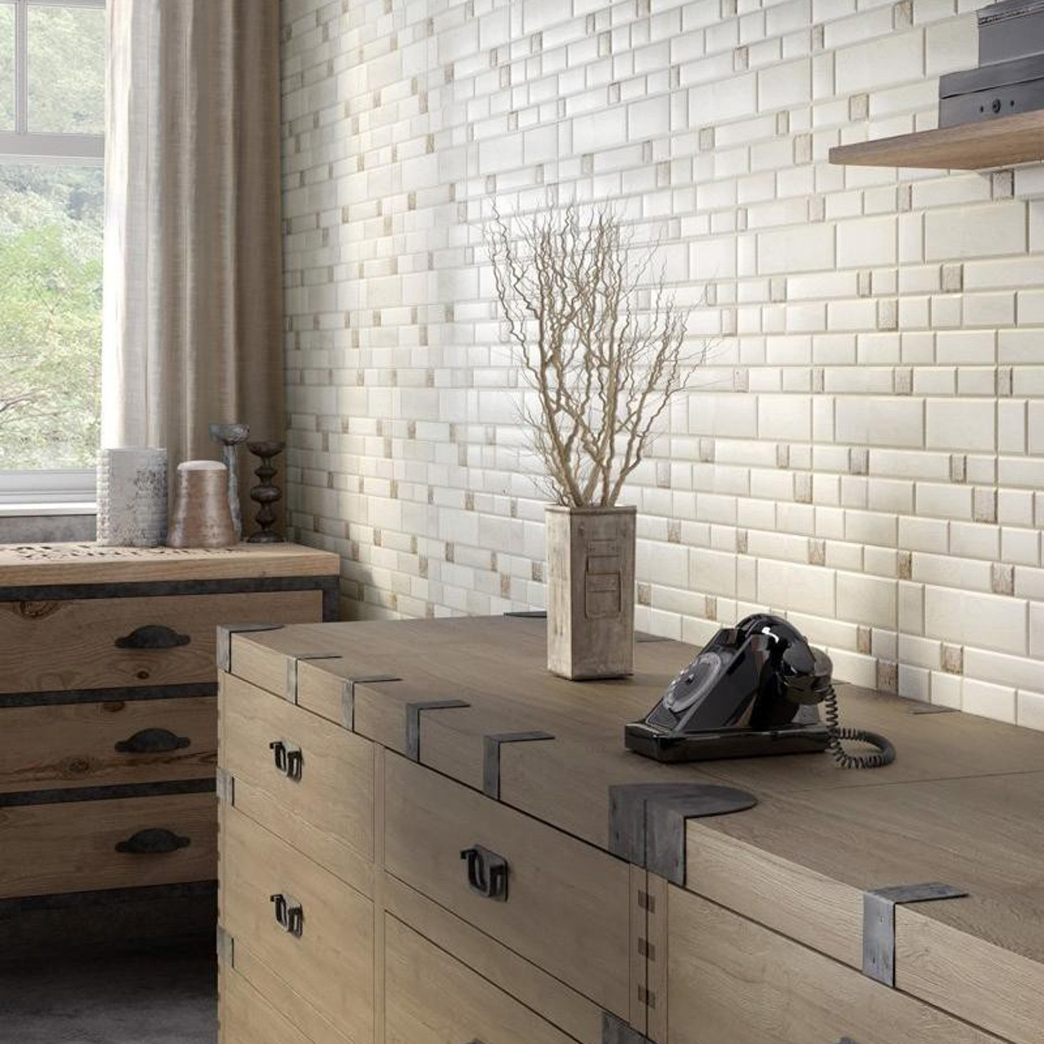 Плитка 50х23 см настенная 1.15 м² Intercerama Ideal, светло-коричневый