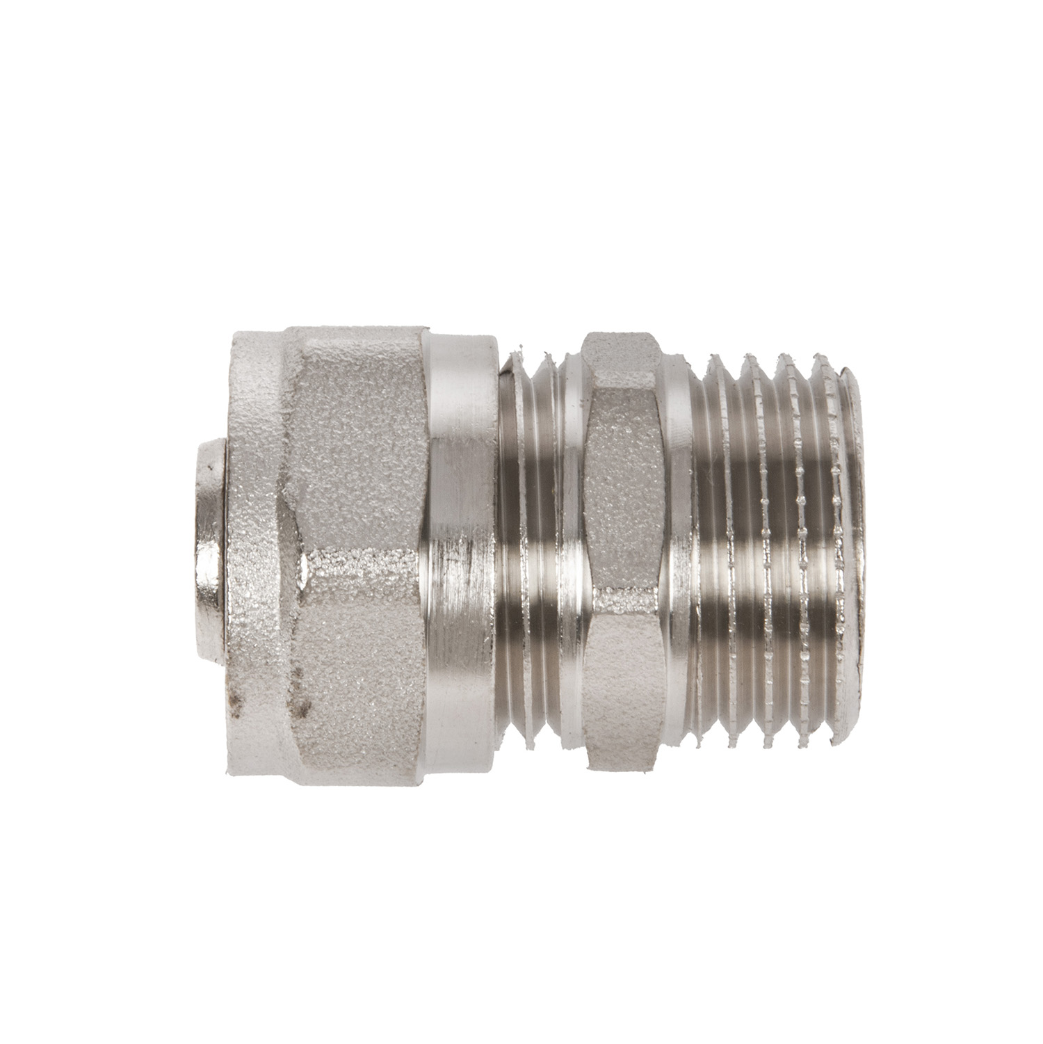 Муфта переходная 16х1/2"(Ø15) цанга/папа CTM CCM01612 *10/200