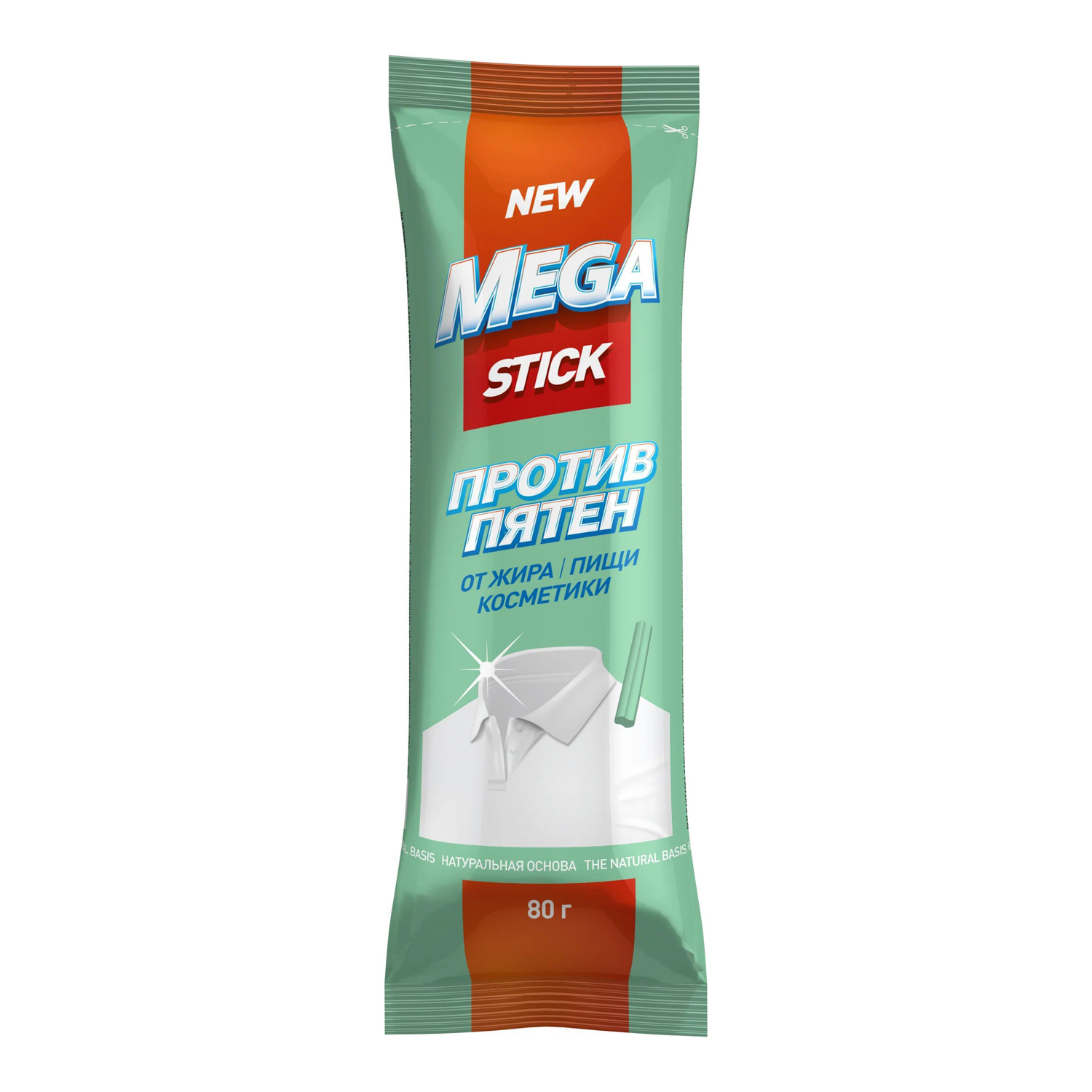 Пятновыводитель MEGA STICK против пятен (карандаш) 80 г *32 Пятновыводитель MEGA STICK против пятен (карандаш) 80 г *32
