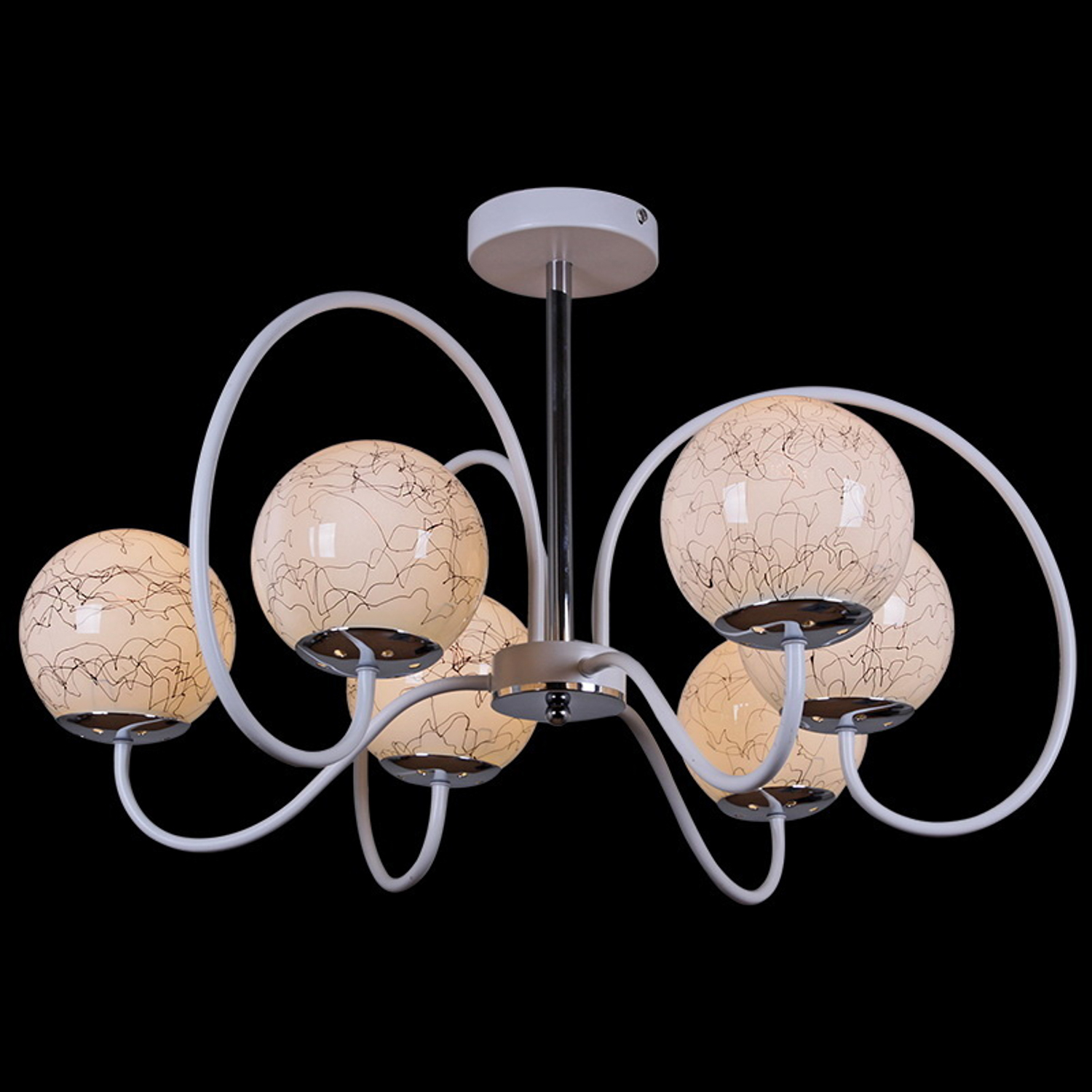 Люстра 01269-0.3-06B WH+CR  S=24м2  *1