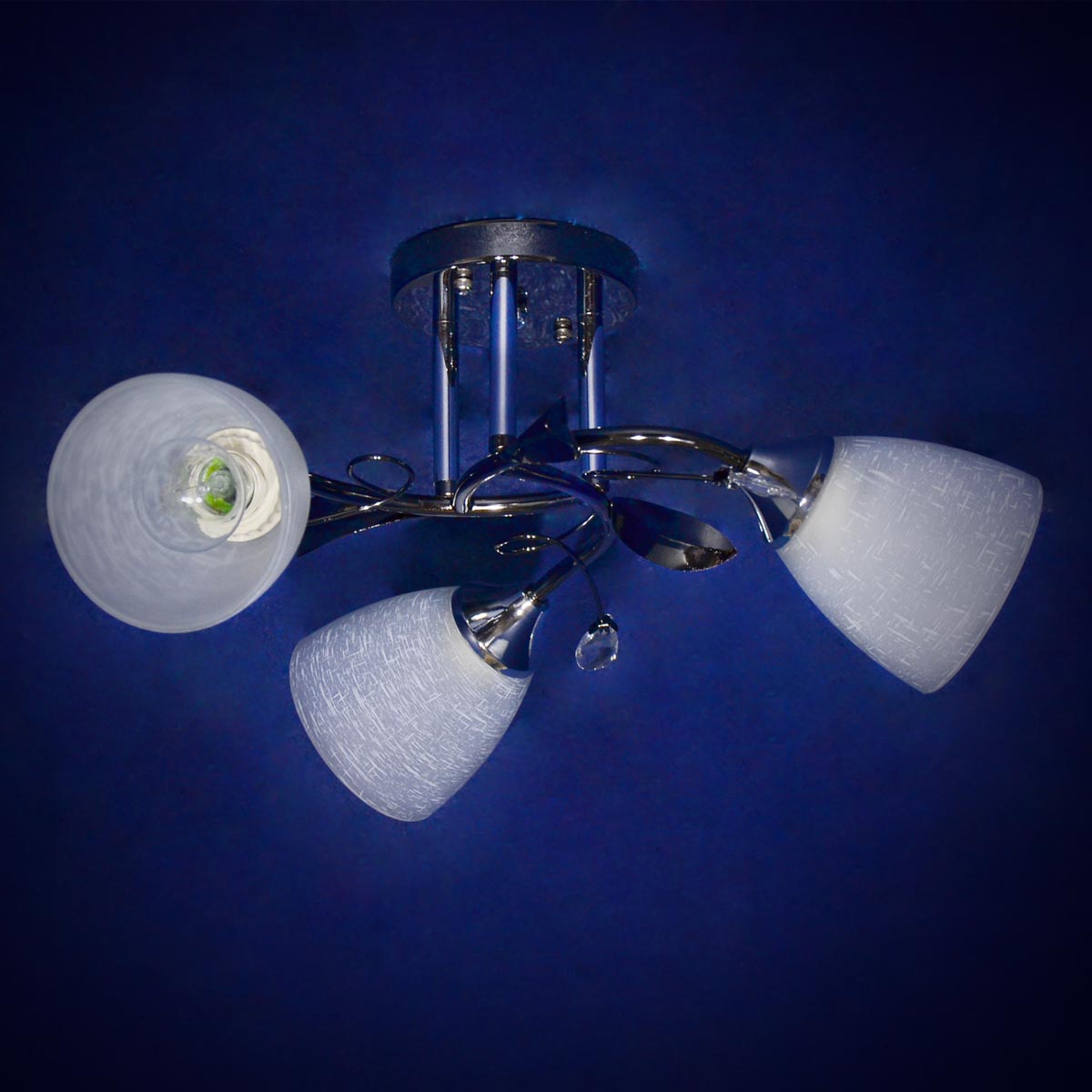 Люстра Verner Lighting А2224/3, 40 Вт, Е27, 3 лампы, хром