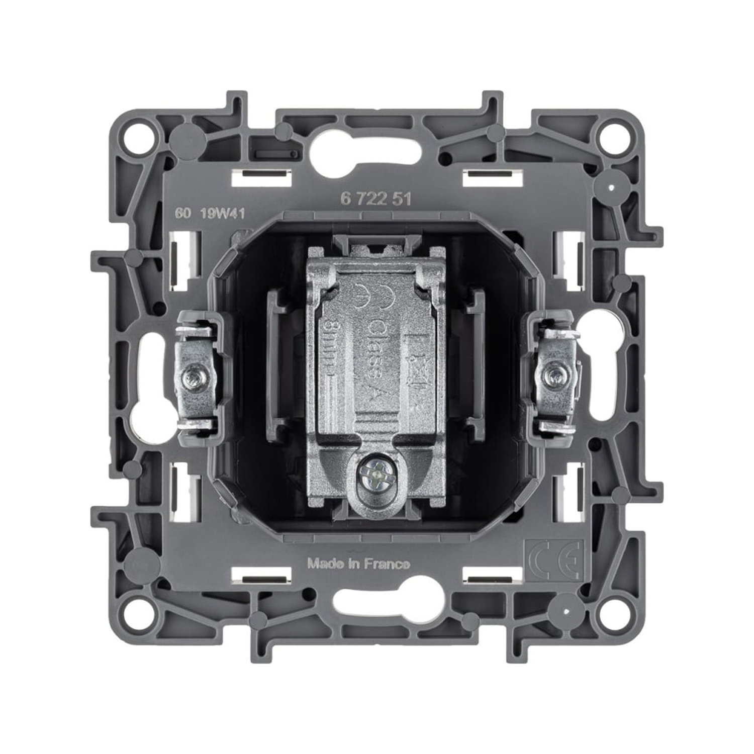 Механизм розетки "Etika" TV с топологией "звезда" 2дБ 0-2400 мГц бел. Leg 672251 *1