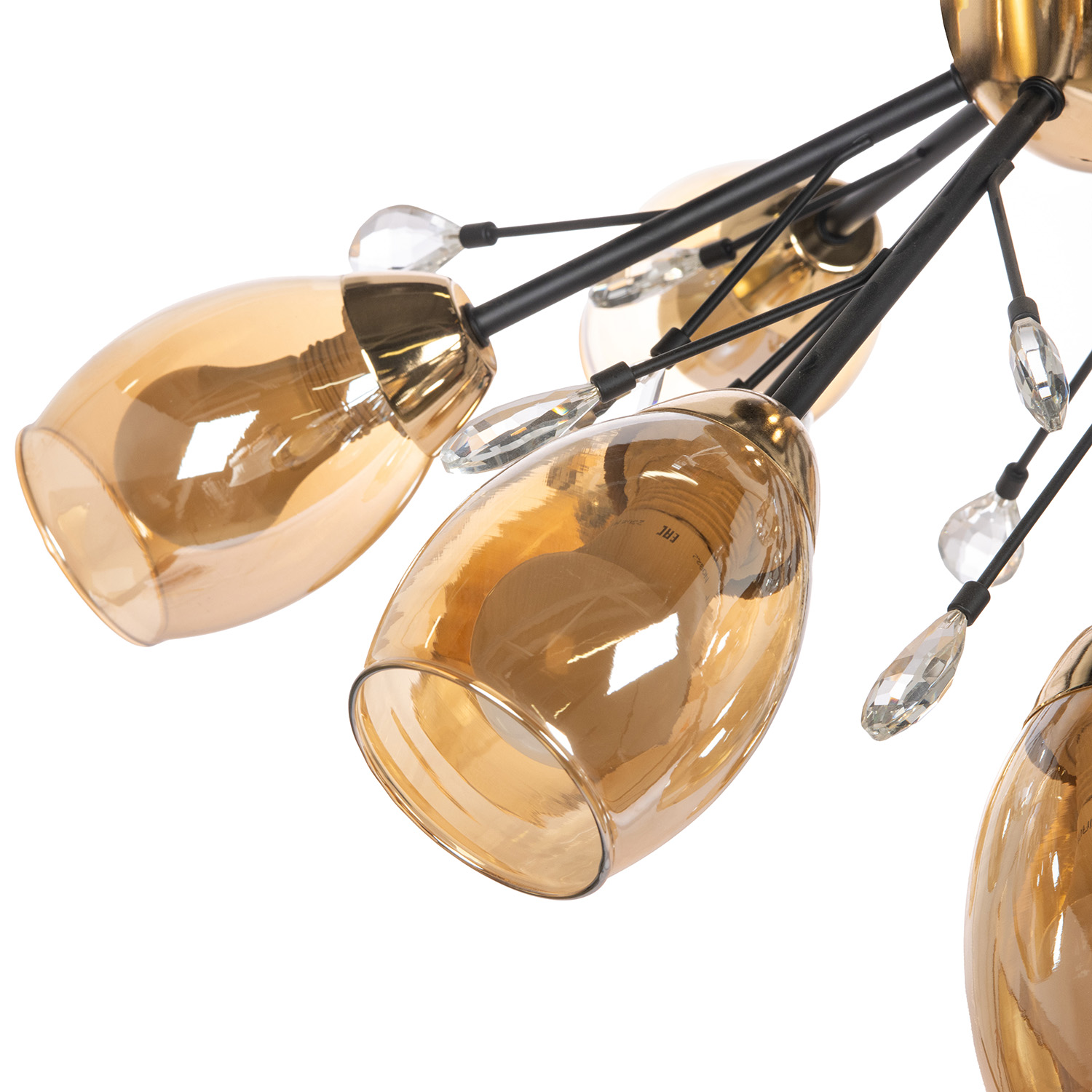 Люстра IL1284-10CPA-29 BK GD Е27 S=60м2    *1/12