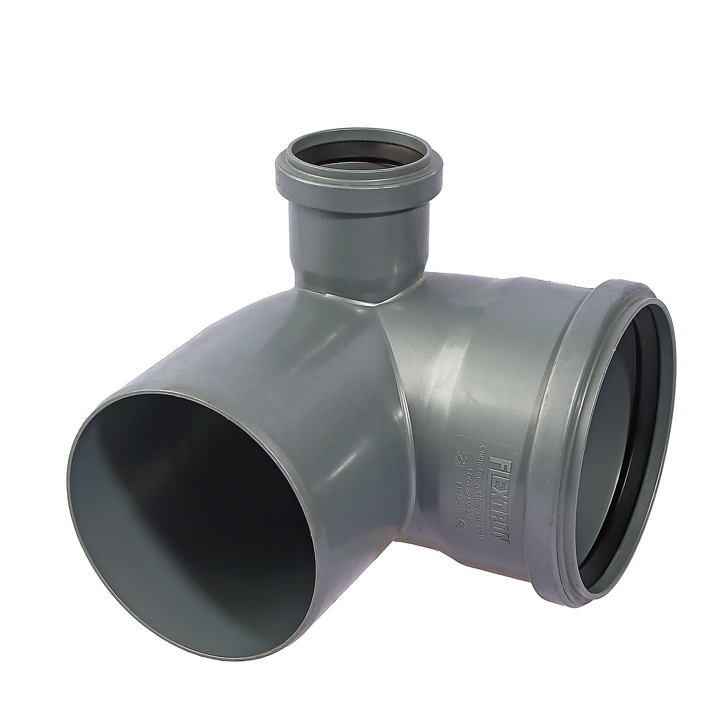 Отвод Ø 110 мм 90° с левым выходом Ø 50 мм *1/14