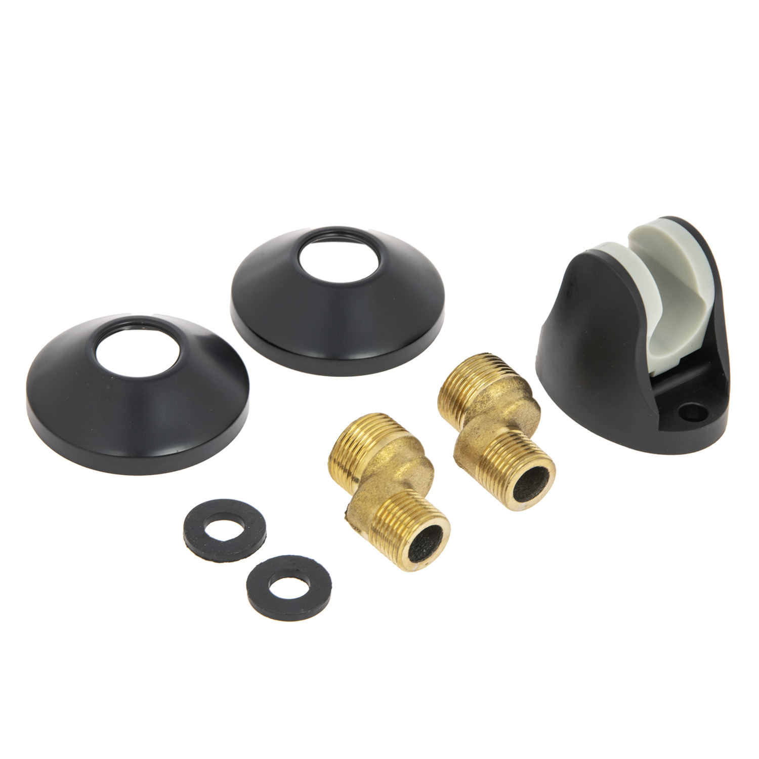 Смеситель для ванны "Potato" P30167-6 короткий излив (черный матовый) *1/10