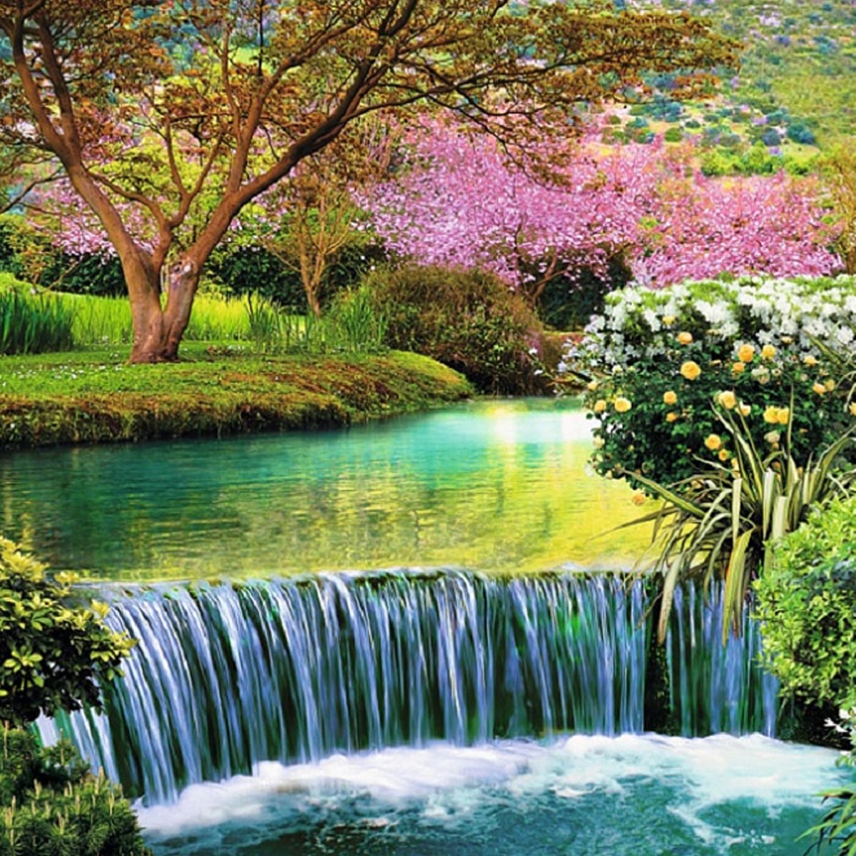 Фотообои VIP А 069 "ЯПОНСКИЙ ПАРК" 392*260 см (12л) (г.Тула) *1/6