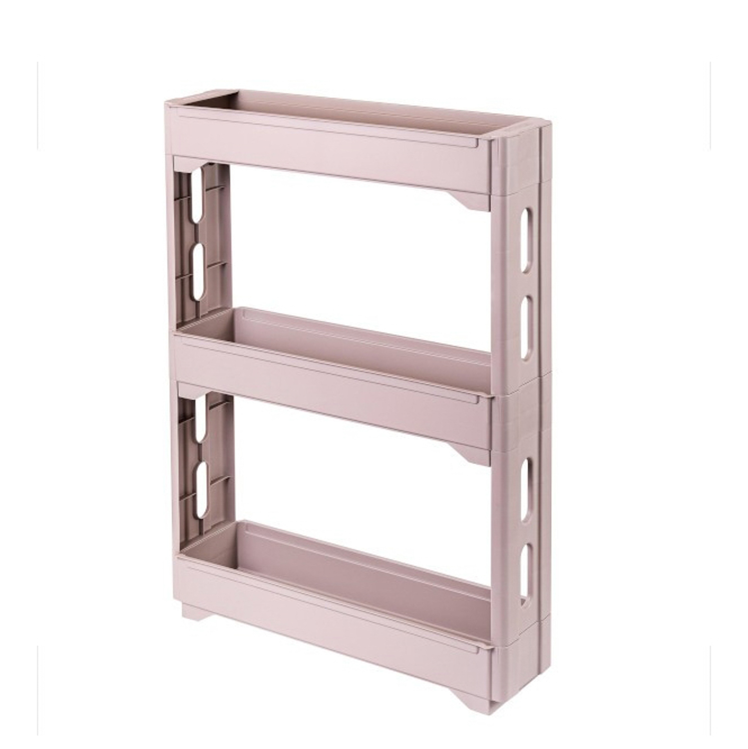 Этажерка пластм. "Regular" 3-х ур.: 3 лотка, в.0.71х0,537х0,133м Беж.топаз арт.KL383812005 *1/3