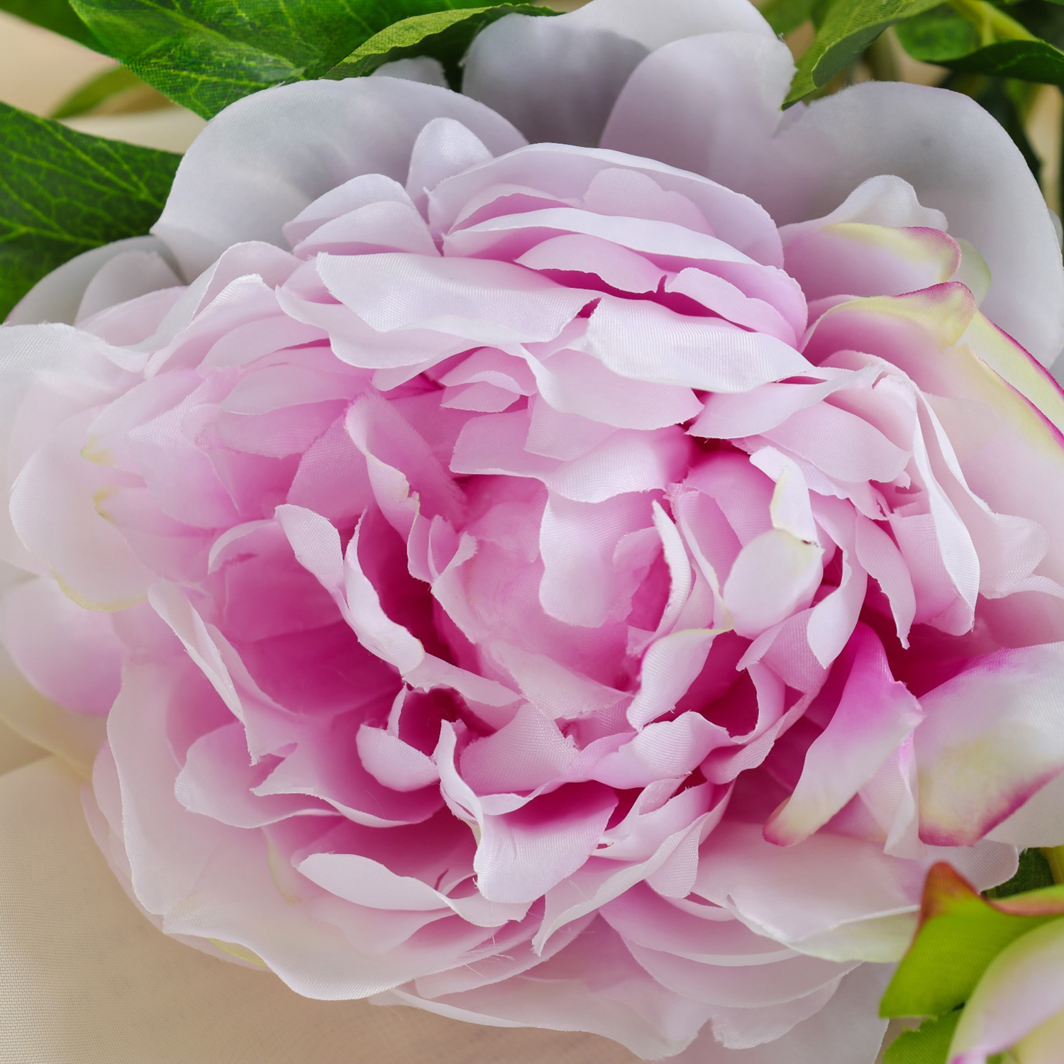 Цветы искусственные "Пион дуо" 12х60 см, сиреневый 4142872