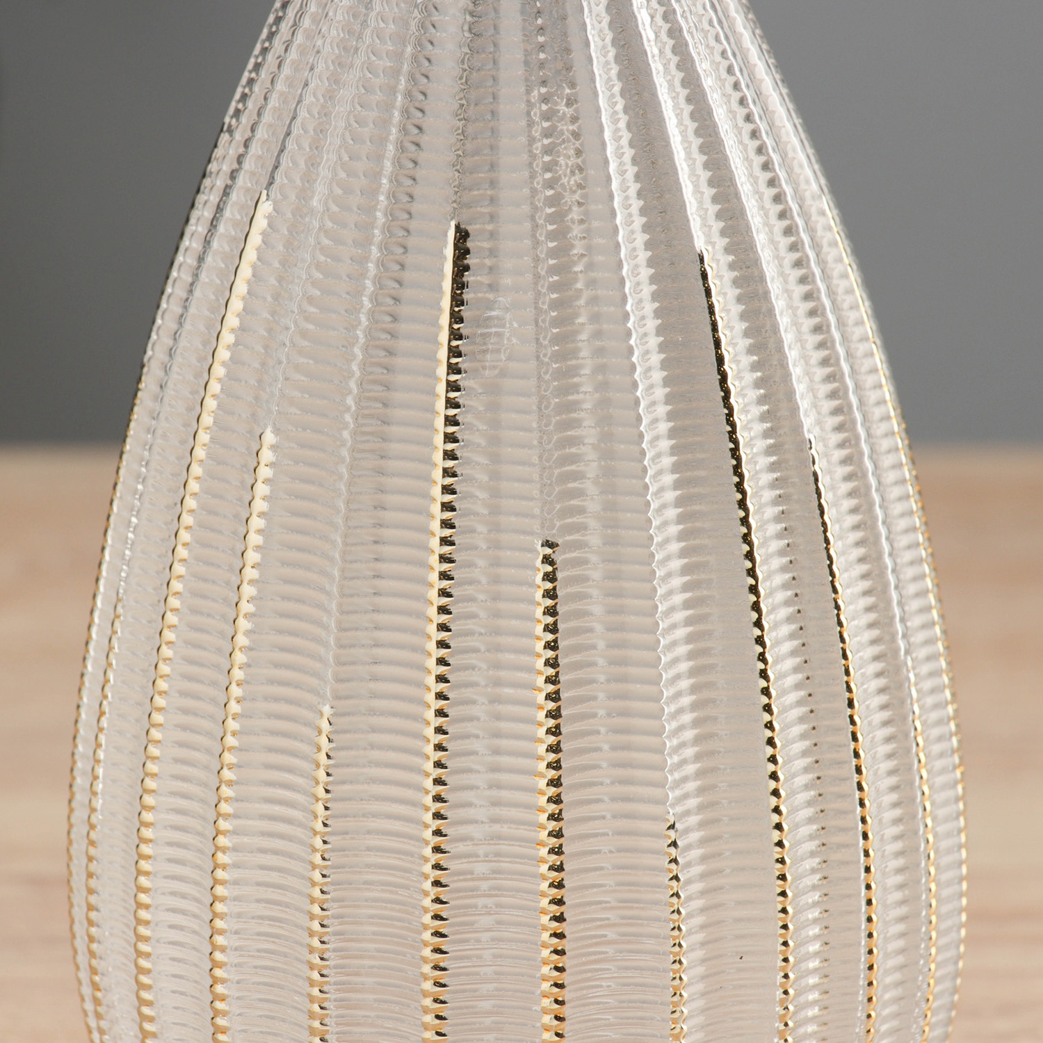 Ваза стекло настольная "Милагрос" классика галант, d-3см, h-23х11 см, прозрачный   10697744