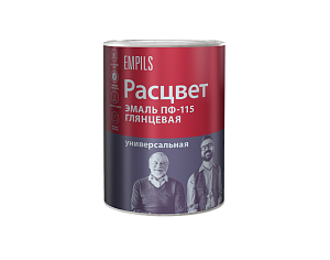 Эмаль алкидная 1.9 кг Расцвет ПФ-115, салатовая