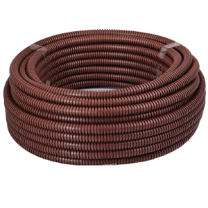 Труба ПВХ гофро с зонд. d16мм(25м) Темное дерево *1 Труба ПВХ гофро с зонд. d16мм(25м) Темное дерево *1