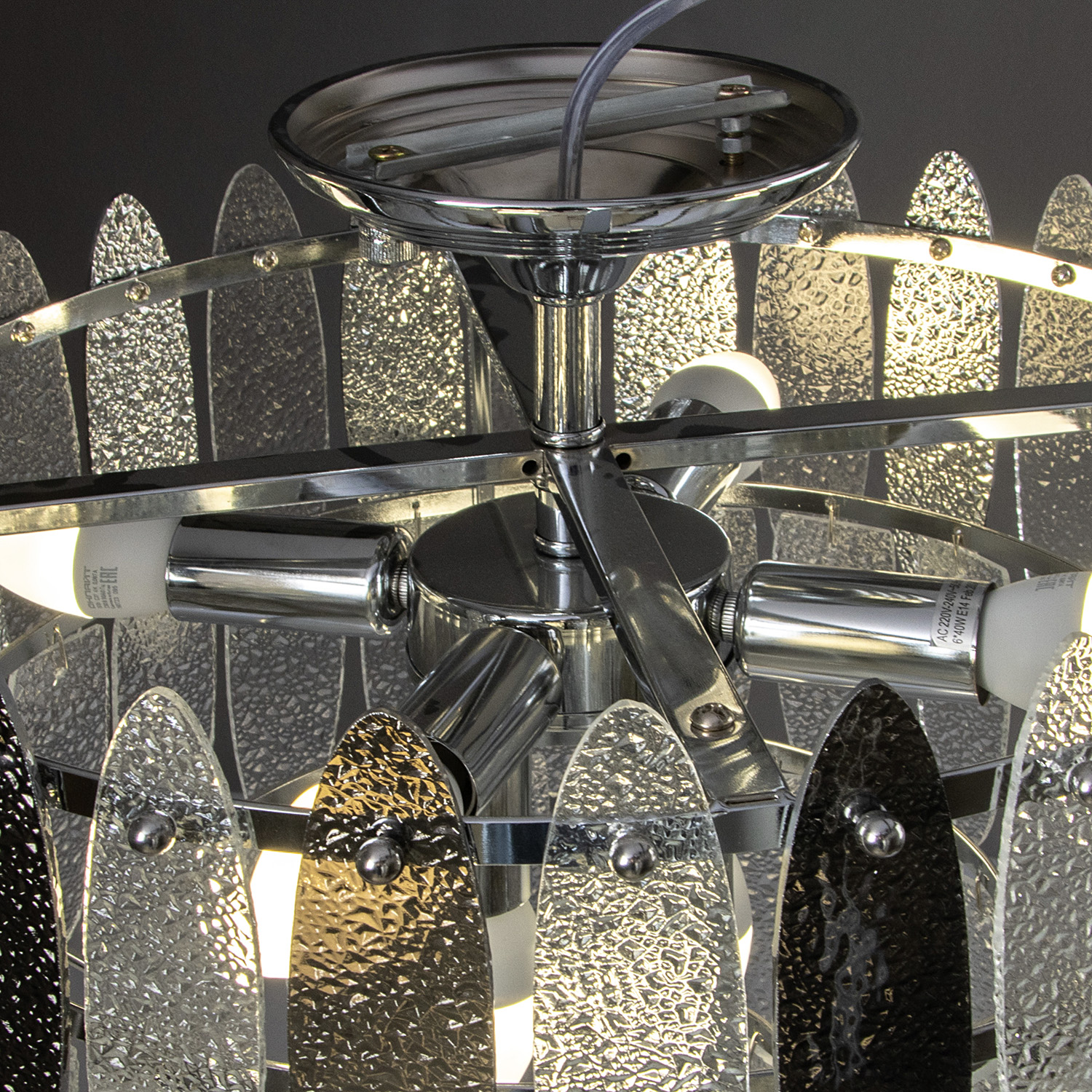 Люстра 09031-3.3-06 CR Е14 S=36м2 *1