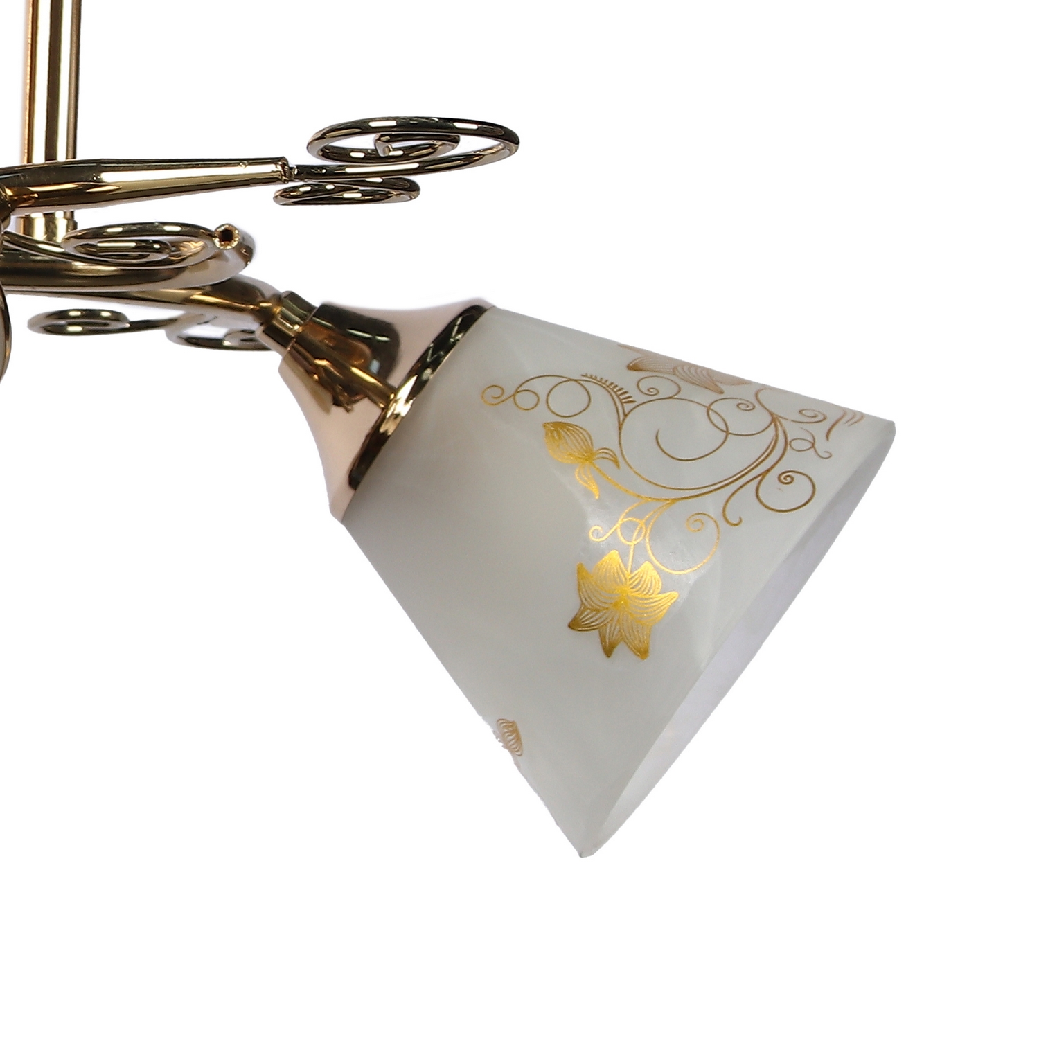 Люстра VERNER LIGHTING А1277/3, Е14, 3 лампы, 40 Вт, цвет золото