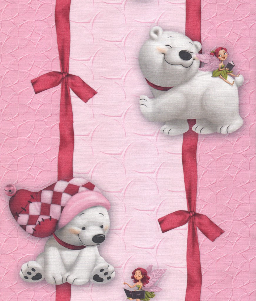 Обои дуплекс 6027-32 (16С2) Мишки (флиз основа) *15 (Гомель)