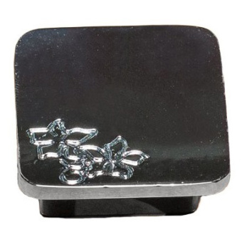 яяяРучка-кнопка ХРОМ ZY-61 TRODOS *10/80