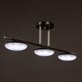 Люстра Verner Lighting N4244/3, 10 Вт, 3000-6500 K, черный/хром