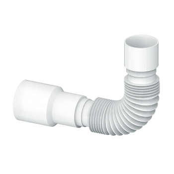 Слив гофрированный 40*40*50 D40 (max 400) Unicorn *1/160