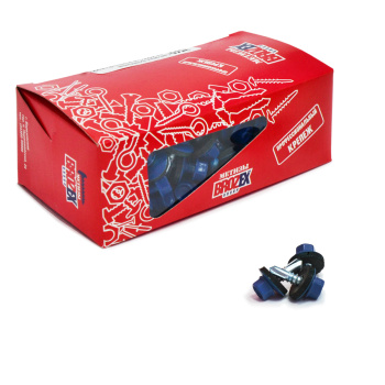 Саморезы кровельные BROZEX коробка 5,5*19 (100шт) RAL 5005 насыщенный синий *6
