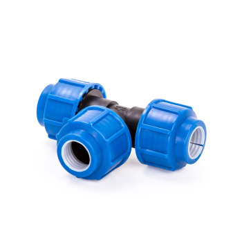 Тройник ПНД компрессия Ø 20х20х20 *1/200