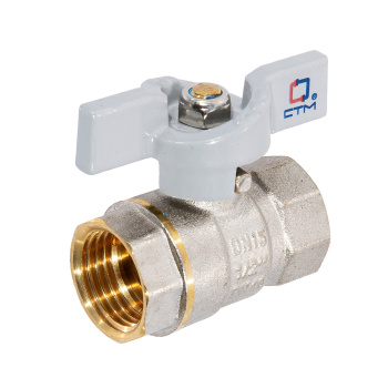 Кран шаровый 1/2" (Ø15) М/М бабочка СТМ (СТАНДАРТ) CWFFB012 *1/25/200 Кран шаровый 1/2" (Ø15) М/М бабочка СТМ (СТАНДАРТ) CWFFB012 *1/25/200