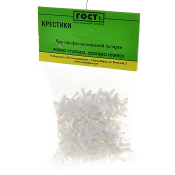 Крестик д/плитки 3мм (150шт) (арт.338-0030) Крестик д/плитки 3мм (150шт) (арт.338-0030)