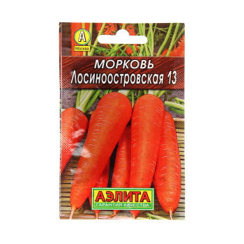 Семена Морковь Лосиноостровская 13 2гр Аэлита Лидер автор*10/500