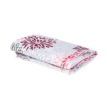 Штора для ванной V-line Пионы, 170х180 см, полиэстер, с кольцами