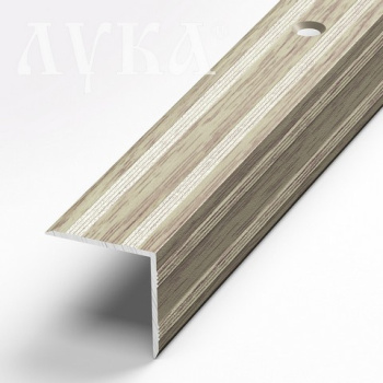 Порог-угол внешний 20х20х1800 мм Лука ПУ 05, дуб беленый