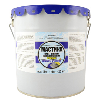 Мастика битумная кровельная 10 кг ХозДвор, гидроизоляционная