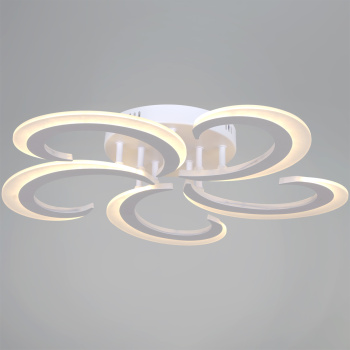 Люстра 05090-0.3-05 WH LED 3000-6500К ПДУ ПДУ+диммер S=12м2 *1 Люстра 05090-0.3-05 WH LED 3000-6500К ПДУ ПДУ+диммер S=12м2 *1