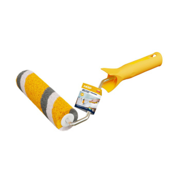 Валик-миди 120мм в сборе д/работ с эмалями,d-25мм,ворс12мм,ручка30см,тигр (Акор) *1/45