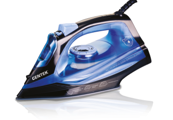 Утюг с отпар. 2200Вт Centek СТ-2351 Blue керамич. подошва, верт. отпарив, паровой удар 130г/мин *1/6 Утюг с отпар. 2200Вт Centek СТ-2351 Blue керамич. подошва, верт. отпарив, паровой удар 130г/мин *1/6