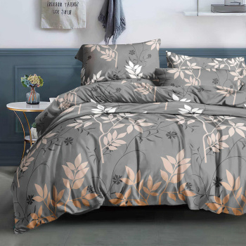 Постельное белье евро бамбук Орхидея 4641, наволочки 70*70 - 2шт *1