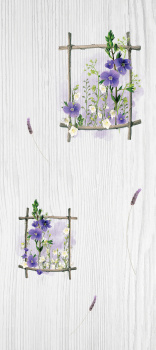 яяяПанель ПВХ Ц Флер 2,6м (285) Центурион  *10 (фон АХ707)