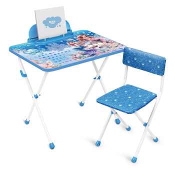 Комплект детской мебели: Стол выс.58см+стул с мягк.сид. выс.32см "Русалочки" КП2/Р*1