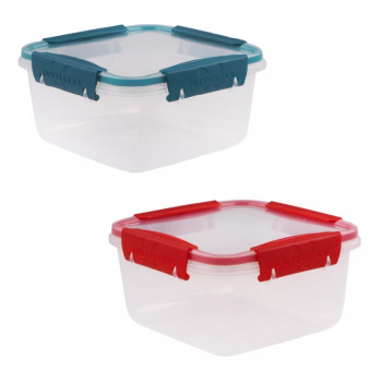 Контейнер д/прод. пластм. "Butterfly bright" 1,2л 156х156х84мм герметичный арт.78406 ("ПБ")