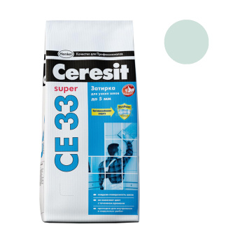 Затирка для швов Церезит CE 33, 2 кг, мята