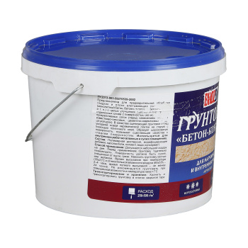 Грунтовка бетон-контакт BROZEX, для наружных и внутренних работ, 12 кг Грунтовка бетон-контакт BROZEX, для наружных и внутренних работ, 12 кг